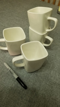 White cups
