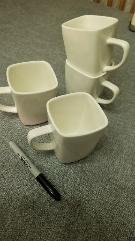 White cups in Kitchen & Dining Wares in Ottawa