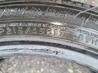 2 x 215/45/17 Goodyear all season tires 85% tread left good cond