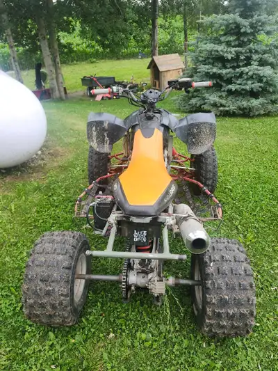 New battery. New wheels. New hubs. Aftermarket oil reservoir. Aftermarket exost.Just did the suspens...