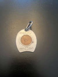 Montreal Workd Expo 67 Lucky Penny Keychain 