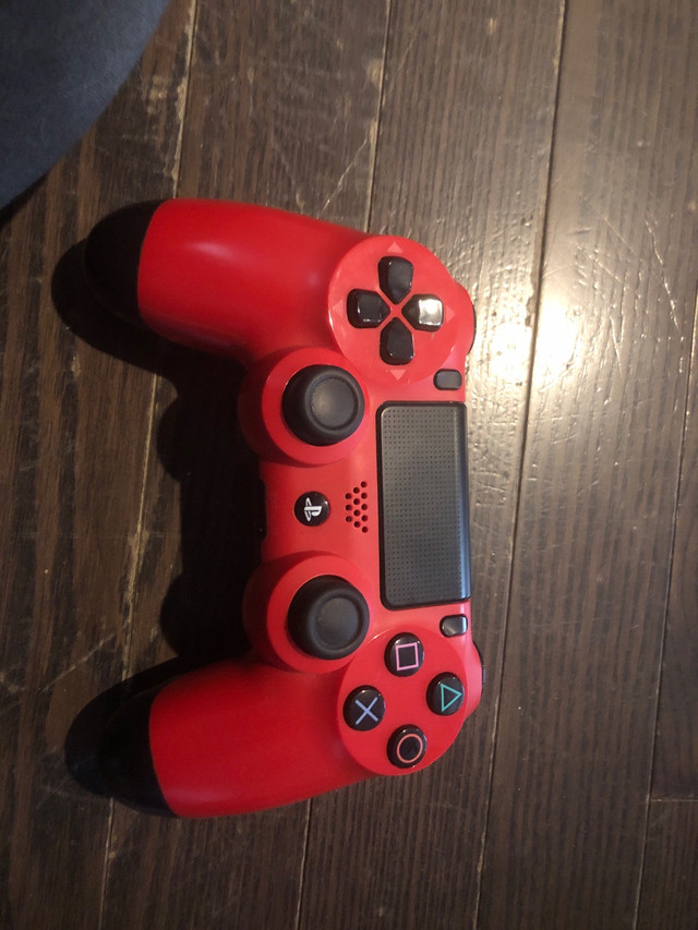 PS4 w/ Red Controller & games in Sony Playstation 4 in Calgary - Image 4