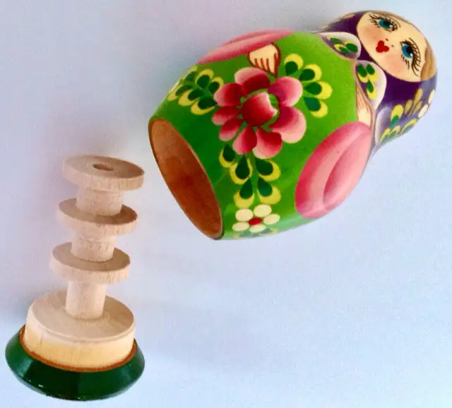 Vintage. Collection. Honey dipper. Russian doll. L63436969660035121