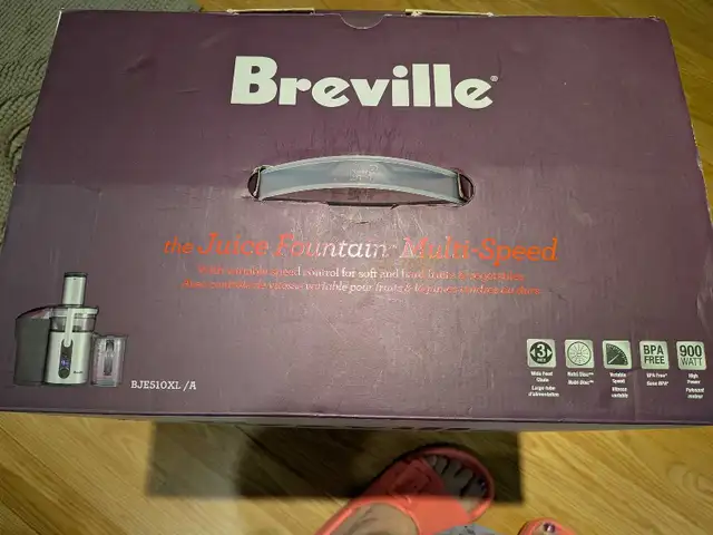 Breville Juicer Fountain Multi-Speed in Processors, Blenders & Juicers in Mississauga / Peel Region - Image 4
