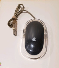 Black vintage Apple Pro mouse