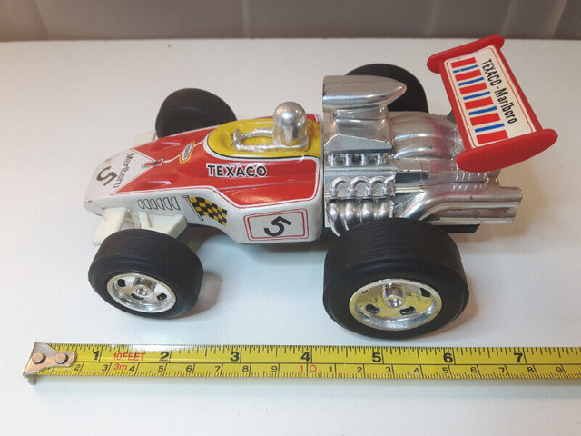 1960s Japan Tin Litho Toy F1 Racing Car Texaco Marlboro Number 5 in Arts & Collectibles in Kitchener / Waterloo