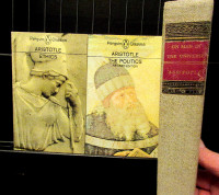ARISTOTLE Book Lot (3 books) Ethics, Politics, Man in Universe