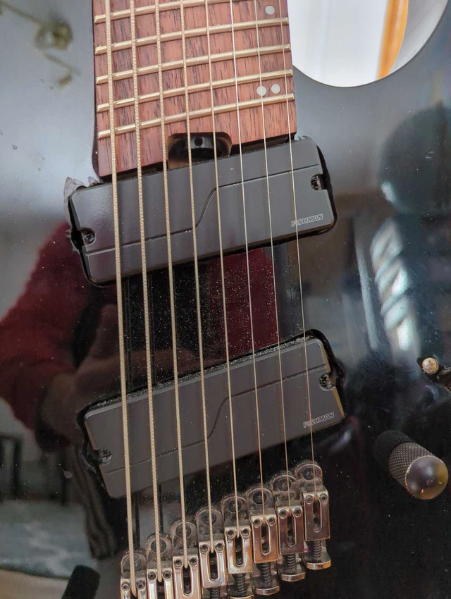 Ibanez RGMS8 - Modded with Fishman Abasi pickups in Guitars in Cape Breton - Image 2