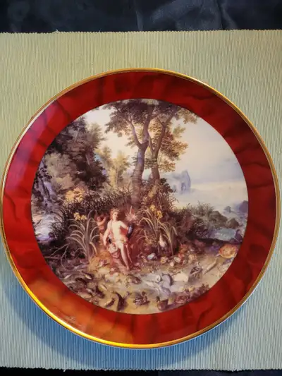 Vintage Royal Porcelain 10" Cabinet / Wall Plate – Mythological, View more