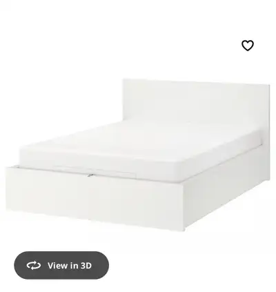 Queen bed with storage Ikea, View more