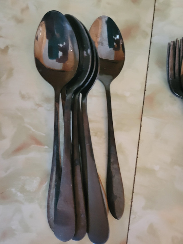 Black Cutlery set in Kitchen & Dining Wares in Red Deer - Image 2