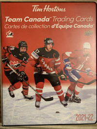 Cartes de hockey Tim Horton TEAM CANADA 2021-22 Set (175 Cards)