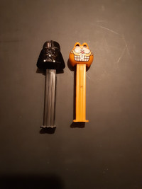 Pez Dispensers $6 - Garfield, Darth Vader