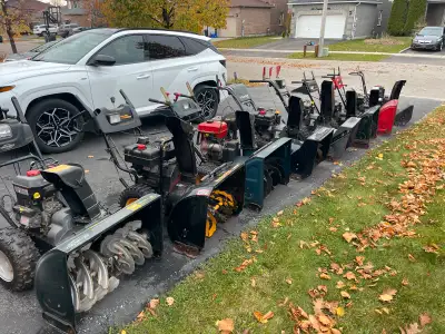 Assorted Snowblowers, View more