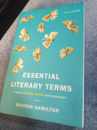 English (Essential literary terms by Sharon Hamilton) 