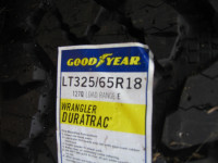 New One Only Goodyear Dura Trac LT325/65R18