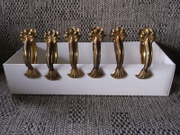 Vintage / Antique: Metal Curtain Clips.......Also, Curtains!