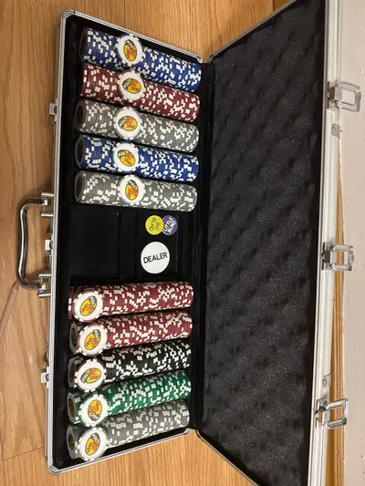 500 chips base pro poker set, View more