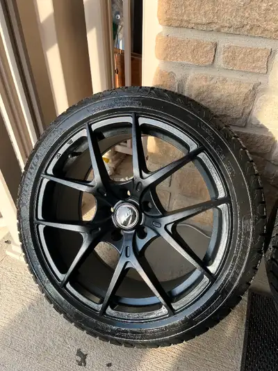 1 Set GTS G505 Rims  + Michelin - X-Ice Snow Tires