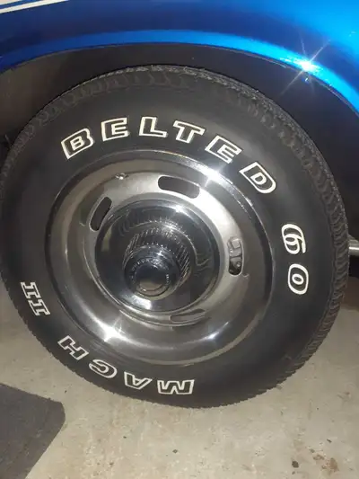 USED 15 inch rallies fw 15/7 Monty or camero, nova fits disc brake cars np .all four come with cente...