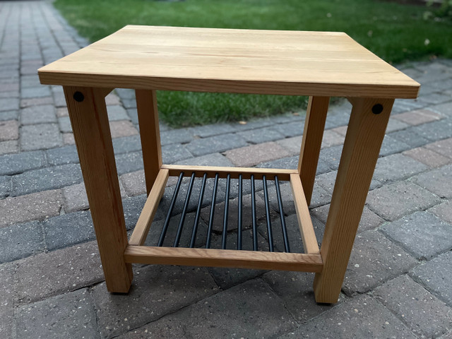 IKEA wood side table | Other Tables | Calgary | Kijiji