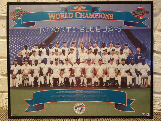 Vintage Toronto Blue Jays World Series Framed Pictures in Arts & Collectibles in Kingston - Image 4