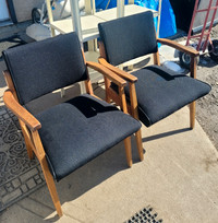 2  Wood chairs