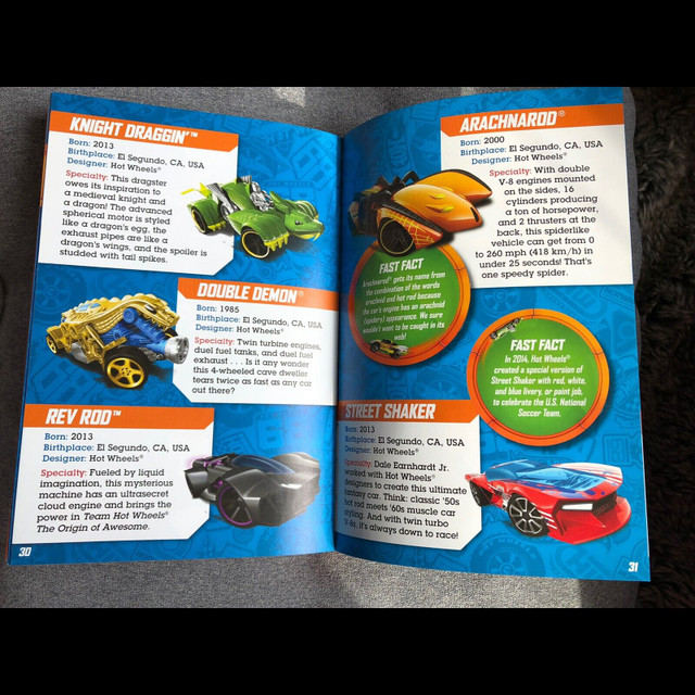 Hot Wheels Collector’s Handbook Hardcover Book in Children & Young Adult in Red Deer - Image 2