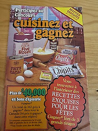 Brochure vintage 1981 - Cuisinez et gagnez