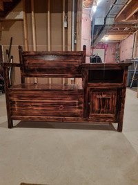 Solid Wood Storage Bench