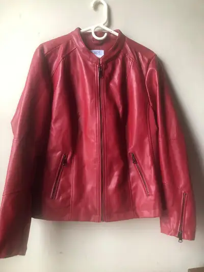 Women’s Faux Leather Jacket – Brand New – Size 2XL  $50 SCARBORO, View more