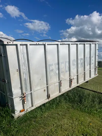 Al. Grain box. 8’wide 17’ long 6’ high 1-780-349-1115