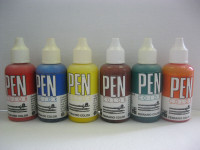 6pcs Professional  Airbrush Paint PEN COLOR 30ML
