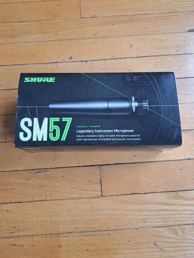 Shure SM57 Unidirectional Dynamic Microphone, View more
