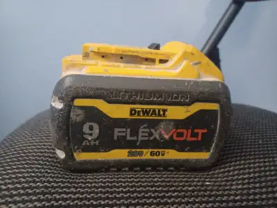 Dewalt Flexvolt 60v 20v 9AH Battery, View more