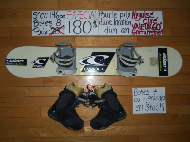 Ensembles snowboard planches a neige snow 100 110 120 146 cm dans Planches à neige  à Trois-Rivières