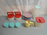 20 Pieces Of Assorted Tupperware