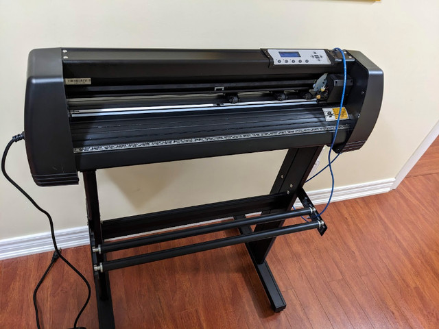 28" Vinyl cutter plotter, 15x15" heat transfer press machine in Other Business & Industrial in City of Toronto
