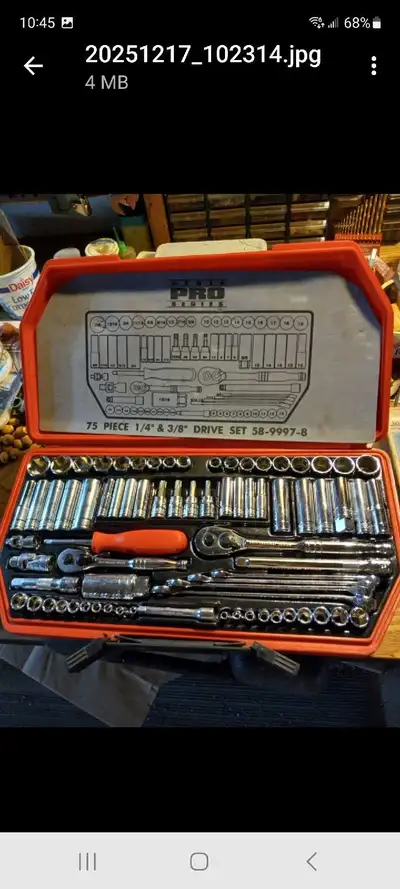 Large socket set , View more
