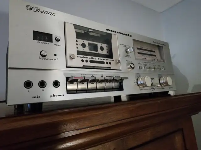 Marantz SD4000 Tape player 2 speed cassette deck vintage audio in Stereo Systems & Home Theatre in Oakville / Halton Region - Image 9