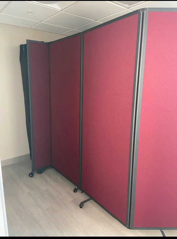 Burgurndy privacy divider for sale! in Other Business & Industrial in Delta/Surrey/Langley