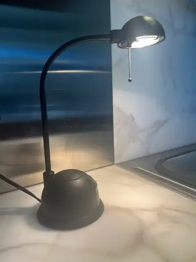 Small Black Halogen Adjustable Desk Lamp, View more