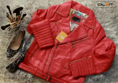 Premium Genuine Leather Biker Jacket, View more