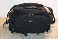 Black Lowe Pro Compact AW DV camera bag in good shape.