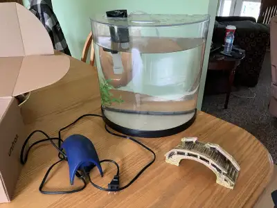 Two small fish tank aquariums, View more