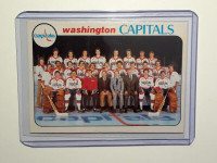 1978-79 O Pee Chee Team Cards Hockey