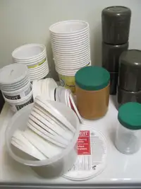 Free, assorted plastic containers