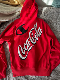Champion coca cola hoodie (size M)