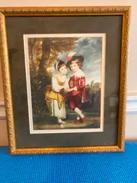 Framed print, The young fortune teller