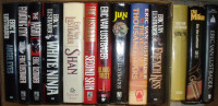 13 ERIC VAN LUSTBADER HARDCOVER BOOKS